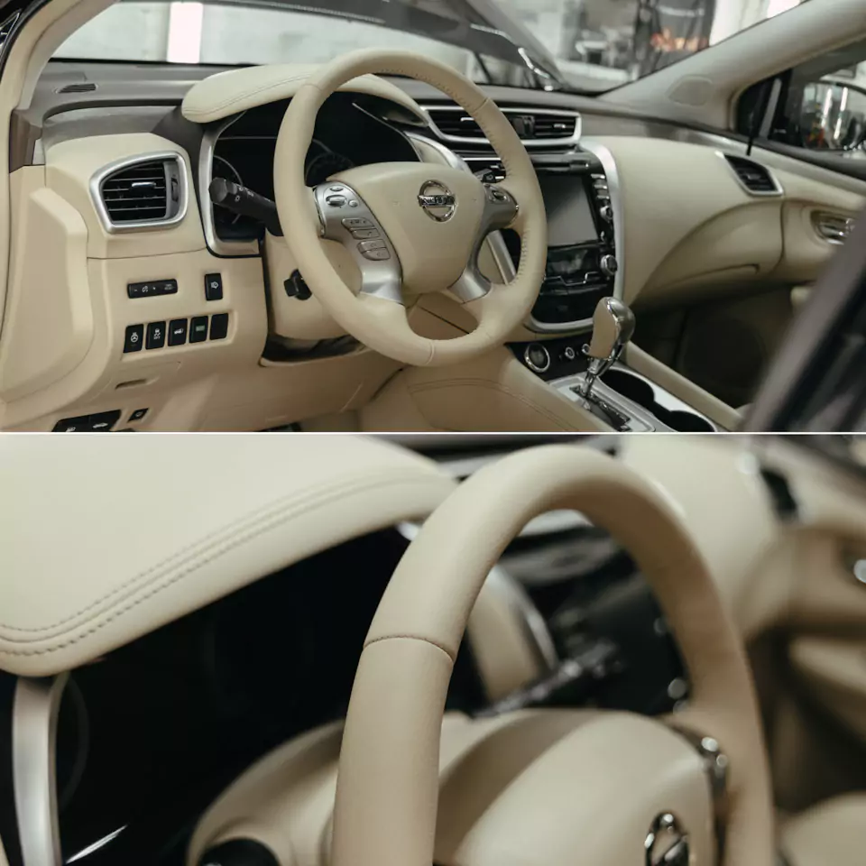 Восстановили Nissan Murano за 1 900 000 рублей! Кузовной ремонт и покраска, антихром, оклейка полиуретаном, окрас дисков и суппортов, комплекс детейлинг-услуг и реставрация кожи